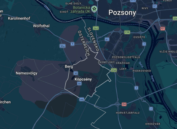 Kittsee-on-map